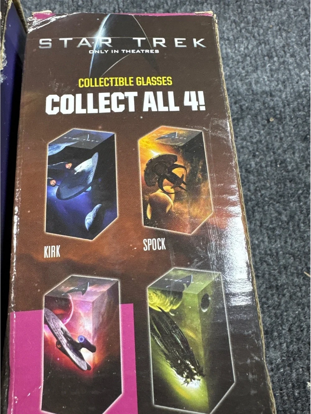Star Trek Collector All 4 Collectible Set Lot of 4 Kirk Spock Scotty McCoy